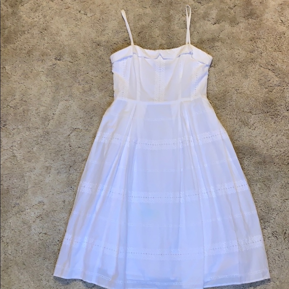 American Living Eyelet Midi Dress Size 6